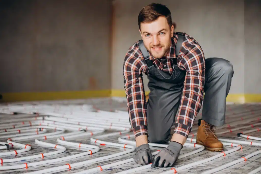 Pose de plancher chauffant à Saint-Quentin